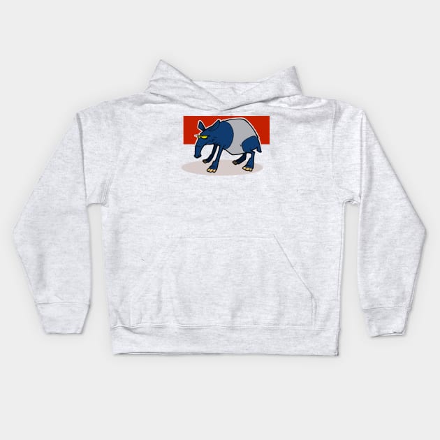 Tapir Kids Hoodie by RichCameron